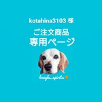 kotahina3103様 ご注文商品専用ページ