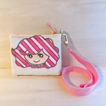 帆布ハーフお財布 H023 PinkF