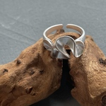 silver wave ring