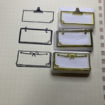 ミニメモフレーム3点セット 横長フレーム