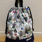 専用出品　体操服　サブバッグ　お稽古　お着替え　持ち手付き　フック　巾着