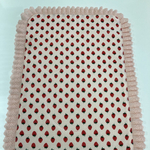 10月末　３点再販　いちご柄のaiboちゃんのカフェマット　AI aibo's cafe mat 中綿入り(Pink)