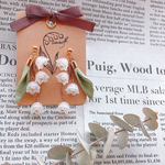 すずらんモチーフピアス·イヤリング(緑)