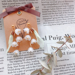 すずらんモチーフピアス·イヤリング(薄緑)