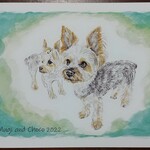 【pon182様オーダー品】愛犬イラスト