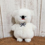 ほほえみしろくまのぬいぐるみ（オフホワイト）