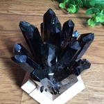 高品質 ‼️魔除け最強‼️黒水晶 クラスター クラスター モリオン 天然石