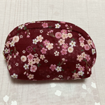 小桜柄ポーチ