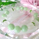 ★希少★月のパワー★月の雫の石★天然グリーンムーンストーン☆淡雪フロスティクリスタル♪