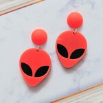 宇宙人ピアス👽オレンジ🟧