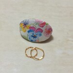 シンクオブミー(カラフル)＊パックンポーチミニ ＊アクセサリーケース リングケース 貝の口ポーチ リバティ