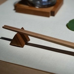 箸置き　木製　三角（４個セット）