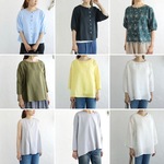 《8月限定＊Sale》 天然素材 晩夏トップス 2枚セット 