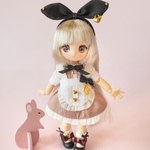 アリスメイドワンピ（ピンク）【オビツ11/ピコニーモP】