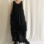 Shirring no-sleeve