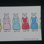 消しゴムはんこ★くまみサン。
