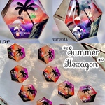 *SummerHexagon*°ネックレス