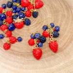 berry bouquet (ベリーブーケ)ピアス/イヤリング