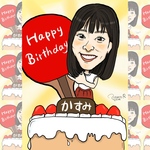 似顔絵オーダー】オリジナルLINEスタンプ、アイコン、誕生日、記念日、還暦祝い、退職記念、ウェルカムボードの似顔絵お描きします