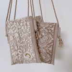 再販）スマホショルダー  刺繍リボン