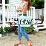 [ご予約品♡] トートバッグ　40×27×13cm　ロープバッグ　エンボス生地　シェル　スターフィッシュ　ミントグリーン×ミントグリーン