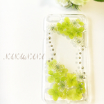 【再再再販♪】ナチュラル☆グリーンのiPhoneケース