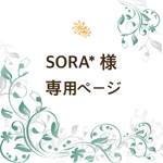 SORA* 様　専用ページ
