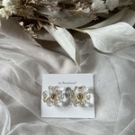 【ピアス】クリアフラワー（葉っぱなし🌿）