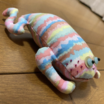パステルwaveボーダーkeron🐸ぬいぐるみ  モチモチ  縁起物