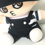 ［∞ちびぬい］オーバーオール／ブラック🖤