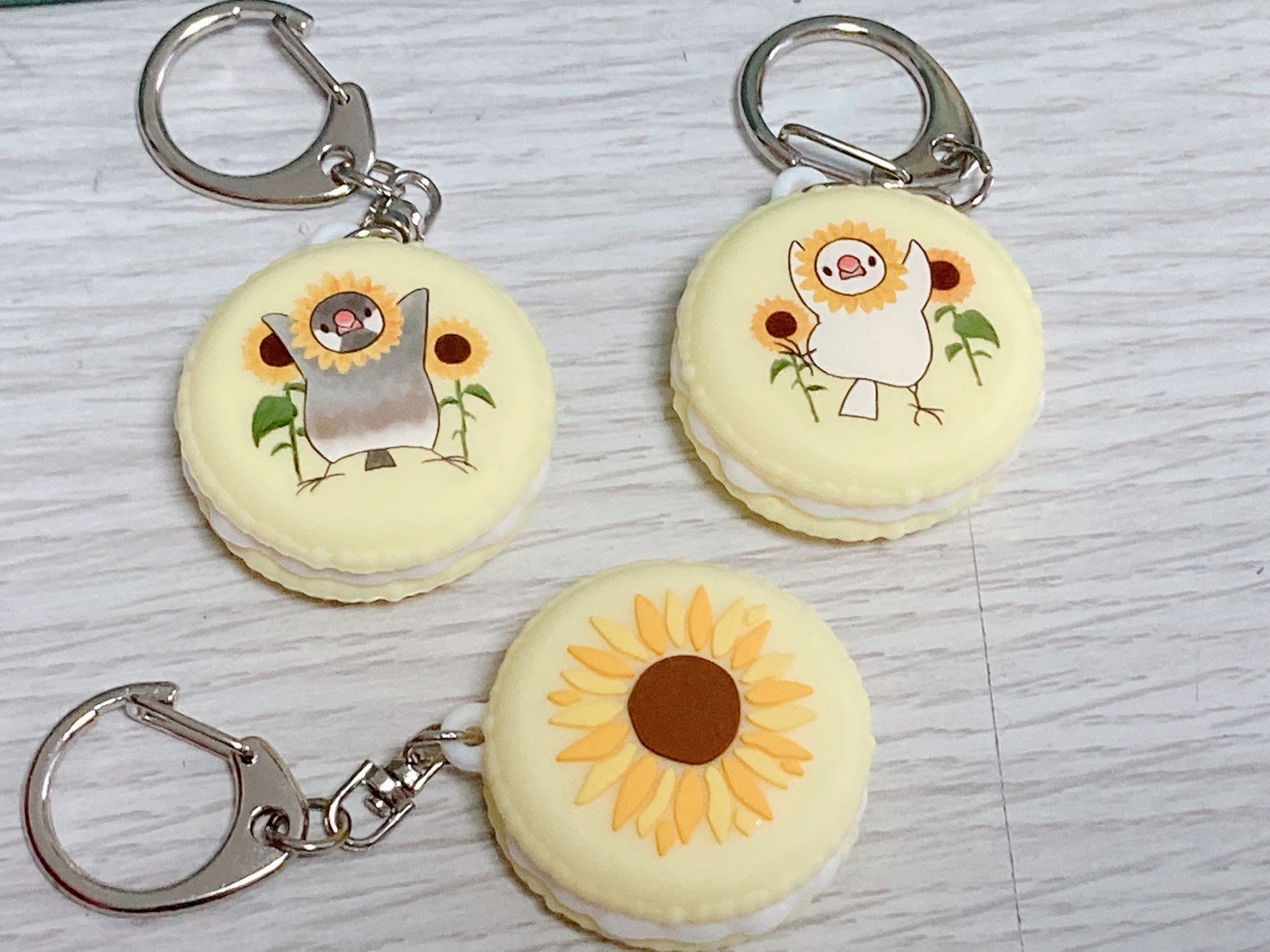 5色セット】文鳥 シーリングワックス風ラバーシール - dot finch