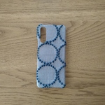 受注製作*ミナペルホネン*タンバリン*ライトグレー*mina perhonen*iPhoneケース*iPhoneカバー*スマホケース*スマホカバー