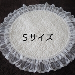 ハート♡カフェマット （ホワイト Ｓサイズ）