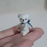 3.4cm ミニミニ クマちゃん (白)