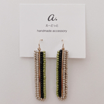 pierce・earring  ビーズ刺繍　stick