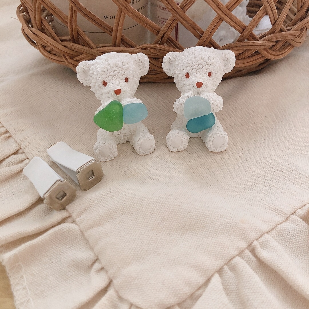 ★くまさんのサイズ感です。アロマストーン★ ☆くまさんのサイズ感です。アロマストーン☆