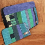 leoseed様専用。播州織　書類入れ（ラップトップbag）※財布はつきません。