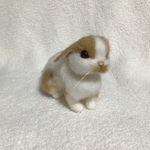 羊毛フェルト　うさぎ　ウサギ　ロップイヤー　ハンドメイド