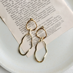 gold hoop 大ぶりピアス