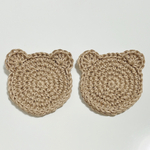 くま🧸の麻紐コースター 2枚セット