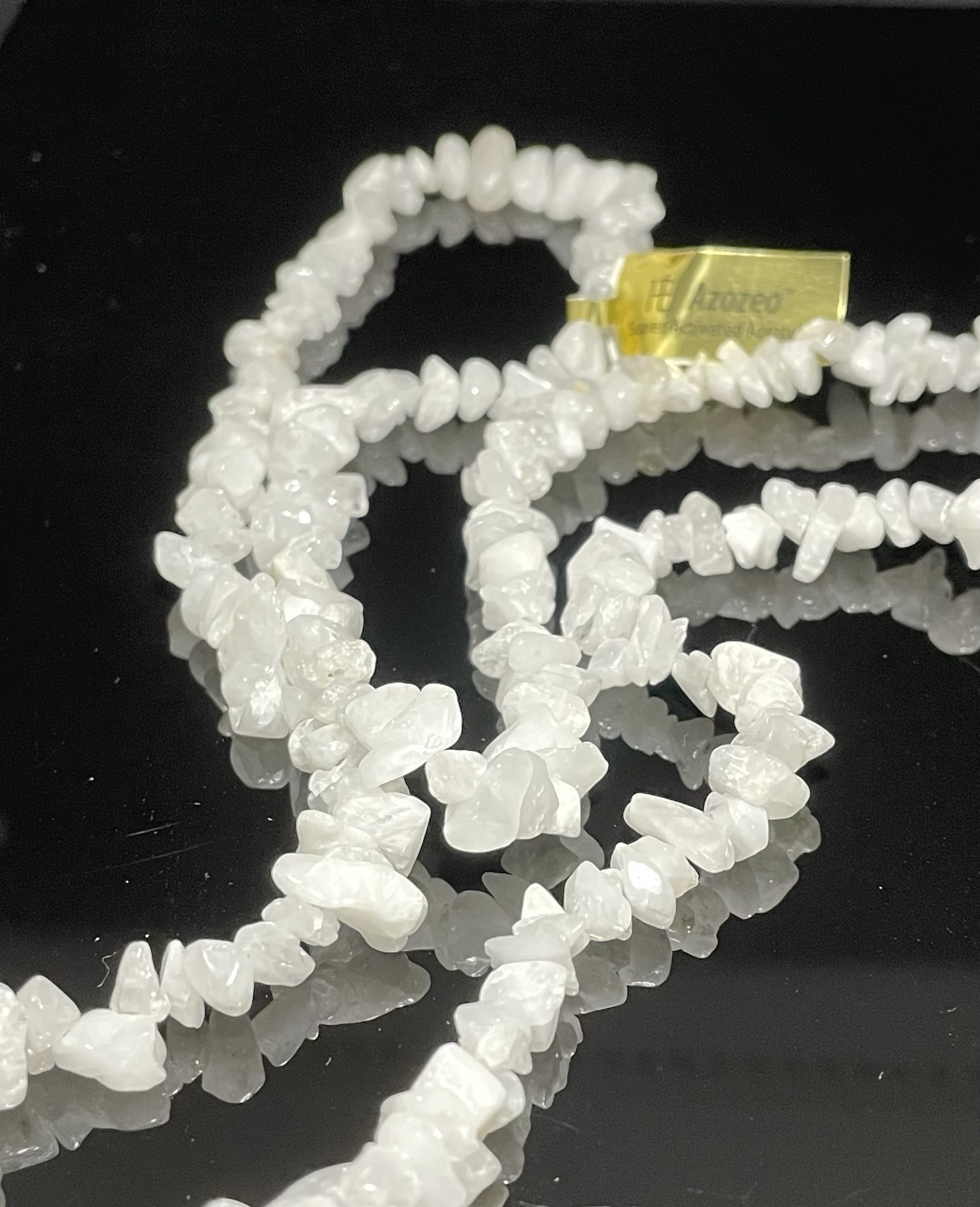 AZOZEO Azeztulite White さざれネックレスHEAVEN&EARTH