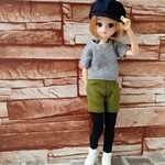 カーキのショートパンツ☆リカちゃん・服☆