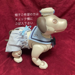 aiboセーラー服　青色　足付きズボン