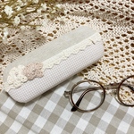 natural linen メガネケース 