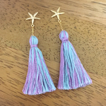 ゆらゆらスターフィッシュのタッセルピアス/イヤリング