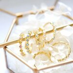 P0057▼スワロフスキー/ブライダルアクセサリー/ブライダルイヤリング/ブライダルピアス/ブライダルネックレスと合う/人気/ウェディング/結婚式/二次会/おおぶり/ナチュラル/ゴージャス/パーティー