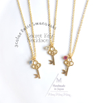"Secret Key" Petit Swarovski 3colors Necklace