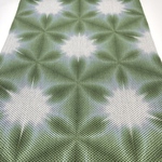 京都絞り染めの知多木綿の刺子生地／~京抹茶~ ※計り売り