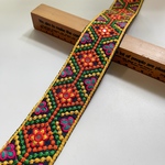 約4.5cm幅/刺繍リボン/カラフル/ミラーワーク