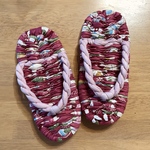 *送料無料*24cm*布ぞうり*ピンク系*B*